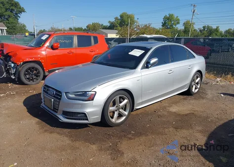 2014 Audi S4 3.0T Premium Plus from USA, damaged, VIN WAUBGAFL8EA003027